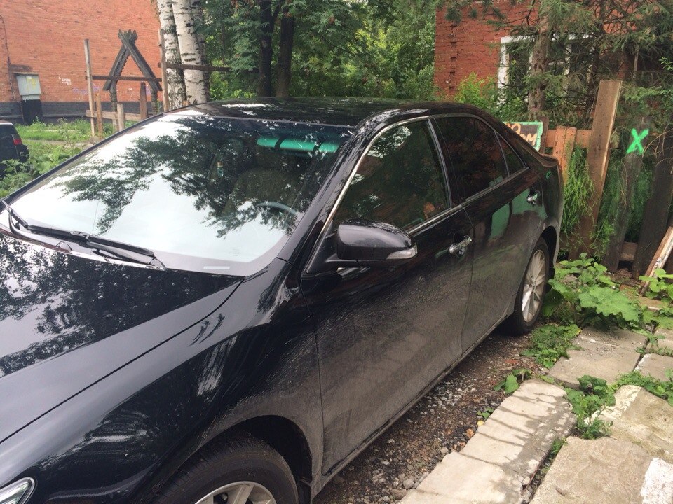  Каркасные автомобильные шторки - Toyota Camry (7) (V50/V55) (2011-2017) Седан Комплект на передние двери PREMIUM - фото